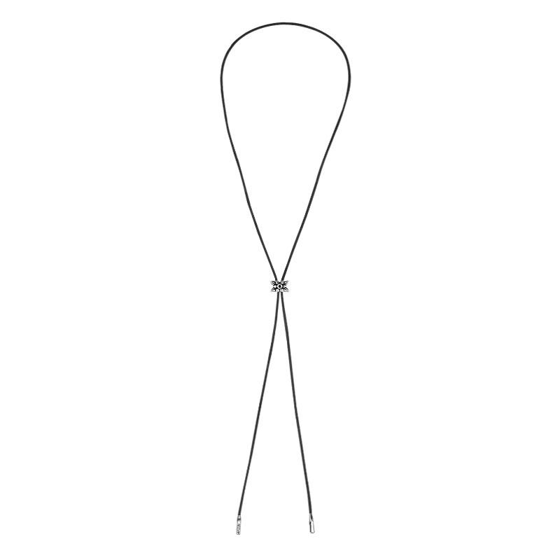 Anonymous Artisan Oldshcool Flower Bolo Tie