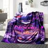 Customiz Name Personality Pokémon Gengar Blanket Soft &Warm Sofa Office Bed Travel Lunch Break Blanket, Gift Suitable All Seasons