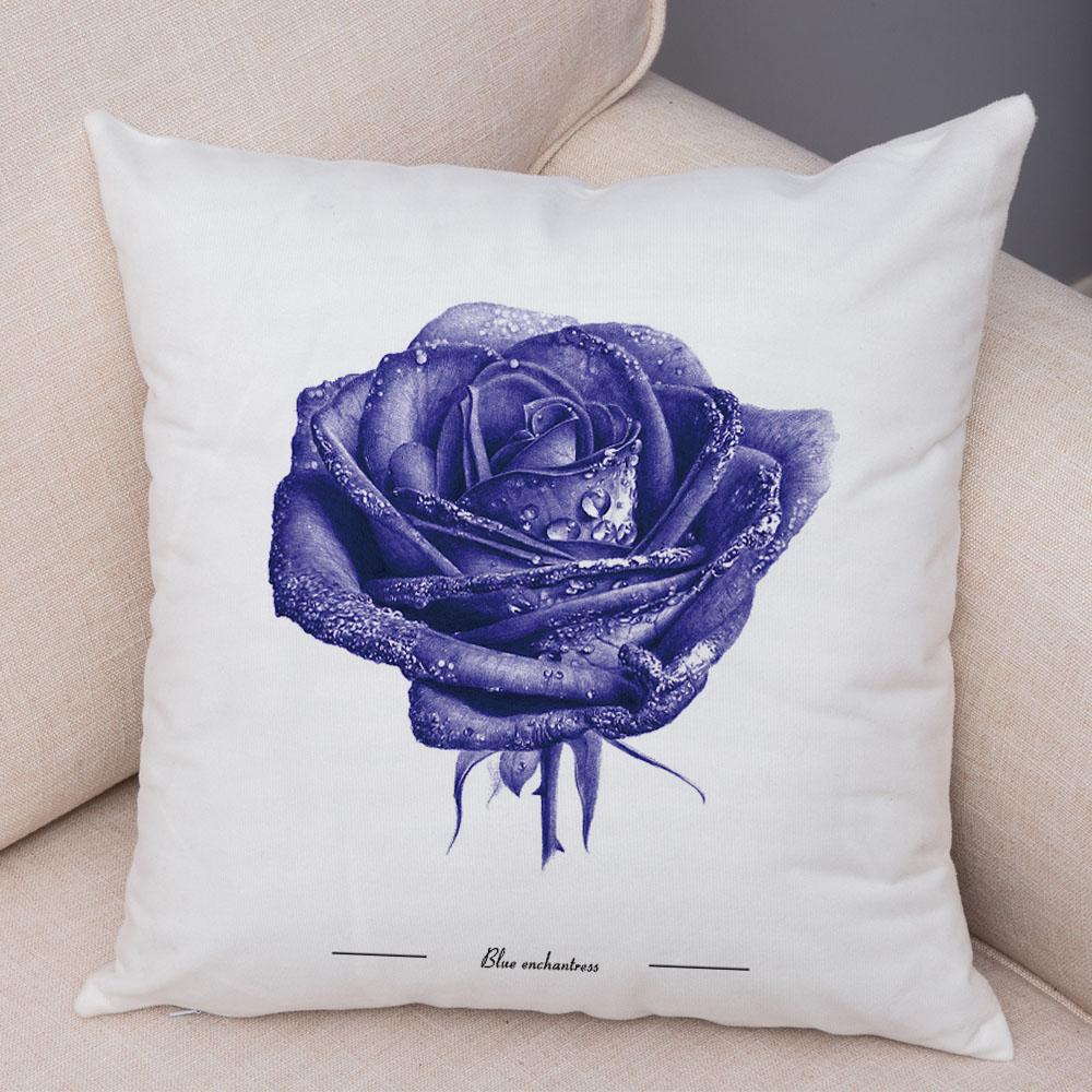 

Акварель Цветочный Скандинавский Принт Узор Наволочка Диван Дом Машина Растение 40x40cm