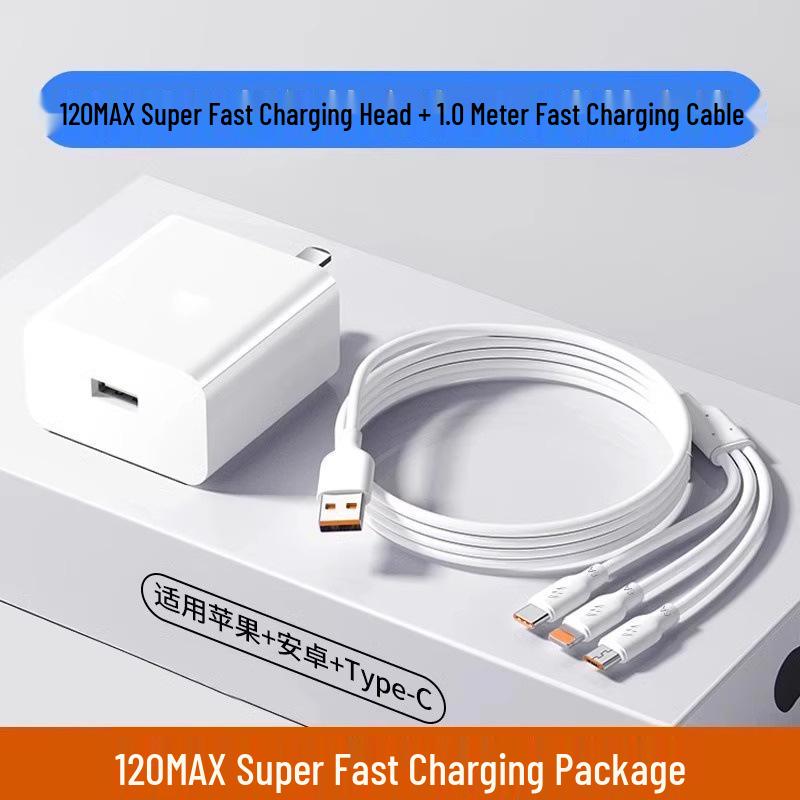 3-in-1 Type-C Multi-Function Data Cable Set for Android and Huawei