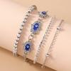Delicate Evil Eyes Bracelet for Women Girls Y2k Crystal Chain Bracelets Birthday Party Jewelry Gifts