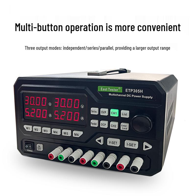 Zhongchuang Three-Channel DC Programmable Power Supply with SCPI Support