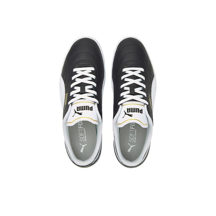 Puma Club Zone Black White Unisex Sneakers Team-Gold 383919-02
