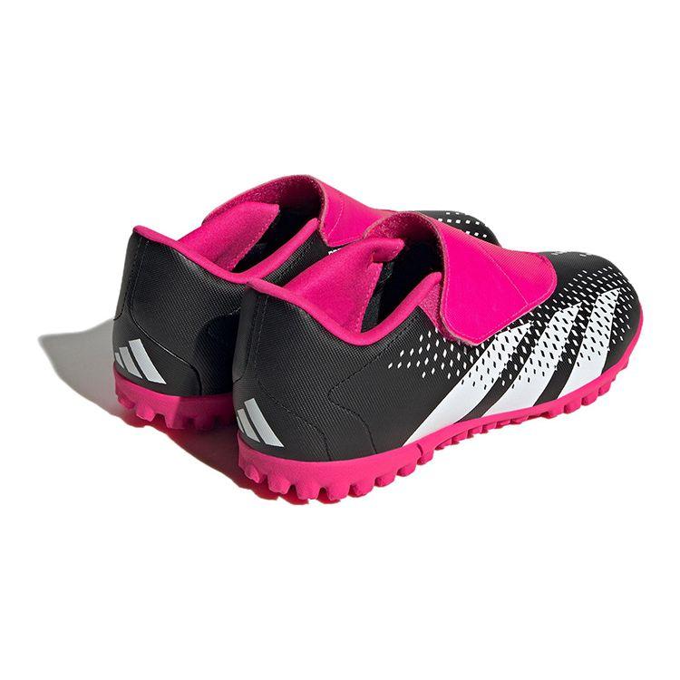 Adidas Predator Accuracy.4 Turf Soccer Shoes Kids Soccer Shoes Black White Pink GW7095