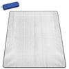 ISEFUJI Aluminium Aluminium Loisirs Pique-nique Protection thermique Catastrophe froide Sac de rangement Épaisseur 3mm x Feuille, Tapis, Feuille, Tapis, Épais, Grand, Camping,