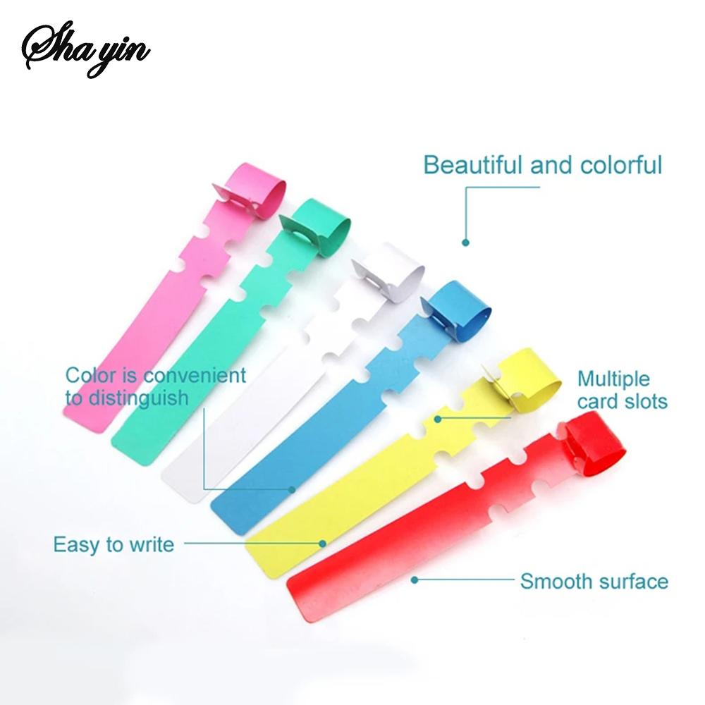 100PCS Pvc Waterproof Ring For Flower Plant Labels, Seedlings, Orchids, Garden Floral Markers, Plastic Signboards