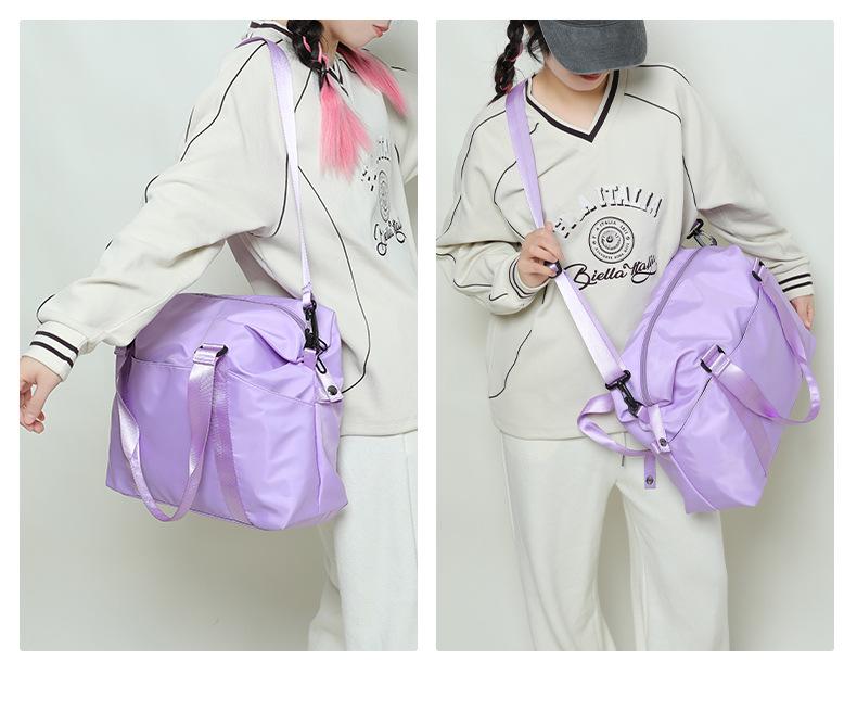 Large Capacity Nylon Travel Bag: Splash-Proof, Dry/Wet Separation, Maternity & Yoga Handbag