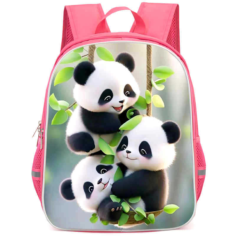 Panda Niedliche Schultasche Verschleißfest Großes Fassungsvermögen Wirbelsäulenschutz Und Anti-Buckel Schüler Party Must-Have Leichter Rucksack