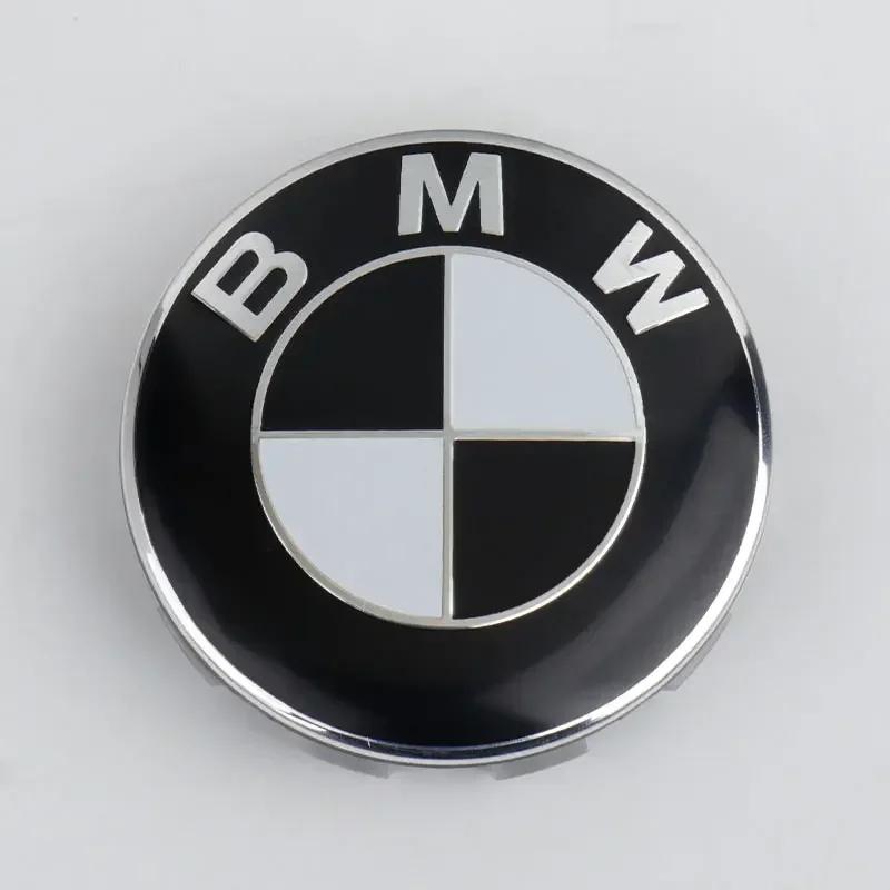 4PCS 56mm 68mm Wheel Center Hub Cap Badge Wheel Sticker Decoration For BMW X1 X3 X5 E39 E46 E90 F20 E60 F30 E36 F10 E87 E70 E91