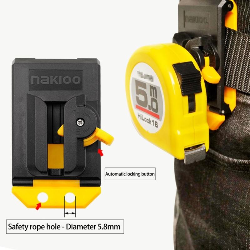 Reliable Tool Pouch Quick Release Clip Hanging Buckle Belt Bag Accessories Clip Ensuring Safe Convenient Tool Storage