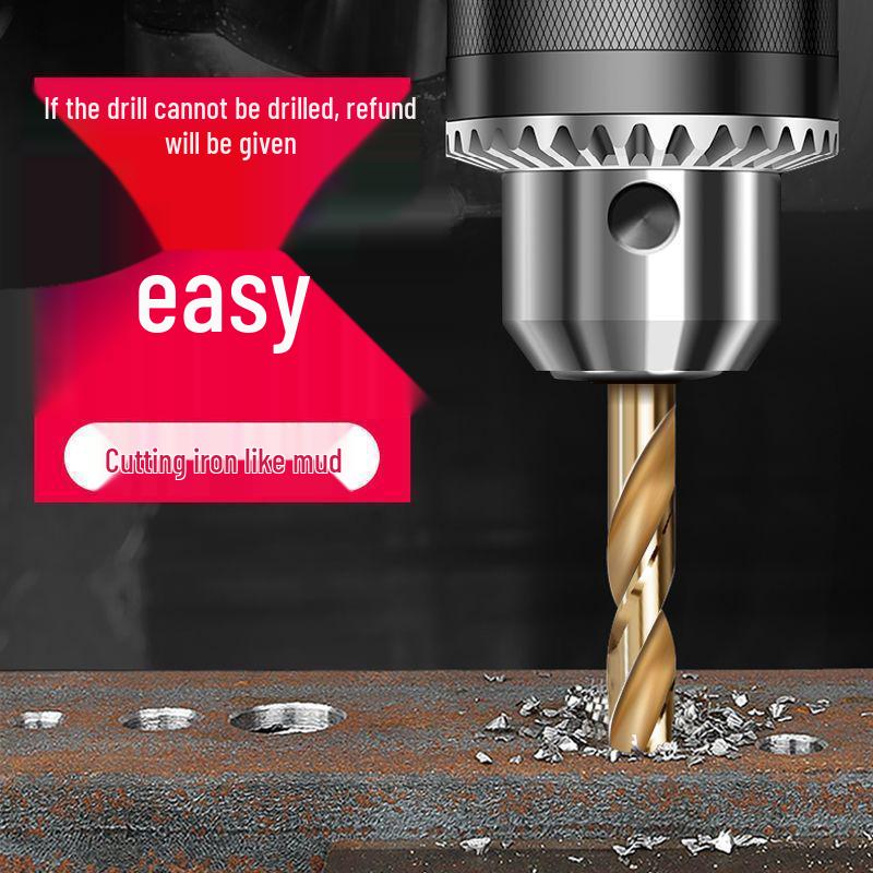 M43 Super Hard Stainless Steel Twist Drill Bit Set, 1-13mm, for Metal, Alloy, and Iron.