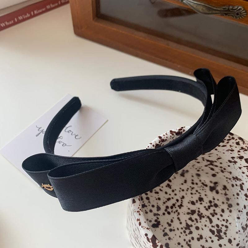 Doplňky do vlasů French Vintage Bowknot Jednobarevná stuha do vlasů