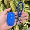 Silicone Car Key Case Fob Keychain for Honda Civic CRV HRV Accord Pilot Fit Freed Vezel Odyssey 2018 - 2022 Rubber Remote Cover