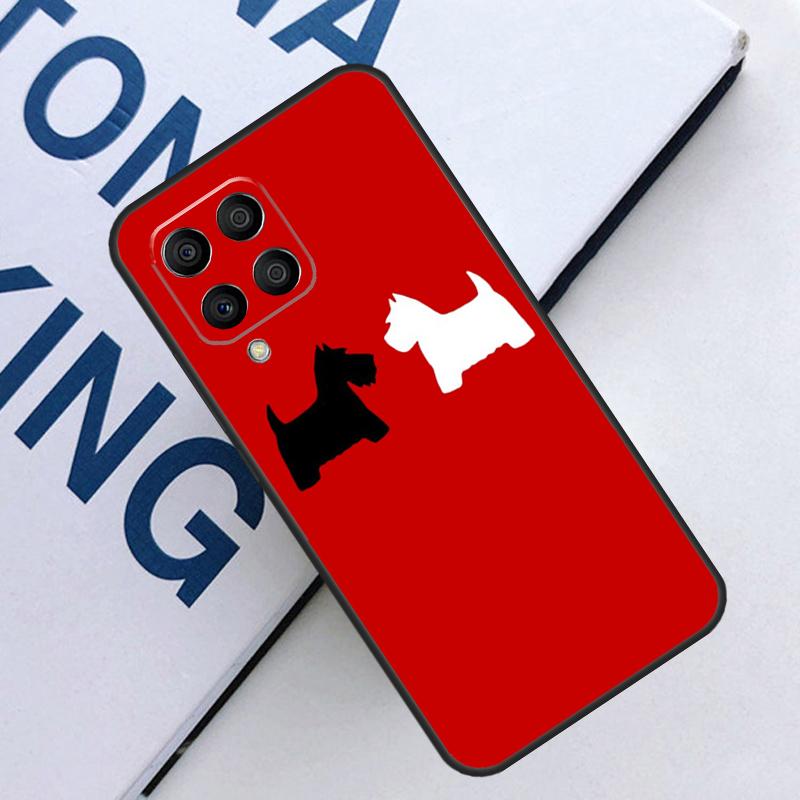 Cartoon Westie Dog For Samsung Galaxy M16 M06 M33 M13 M35 M53 M11 M21 M31 M55 M15 M14 M34 M54 M12 M32 M52 Case
