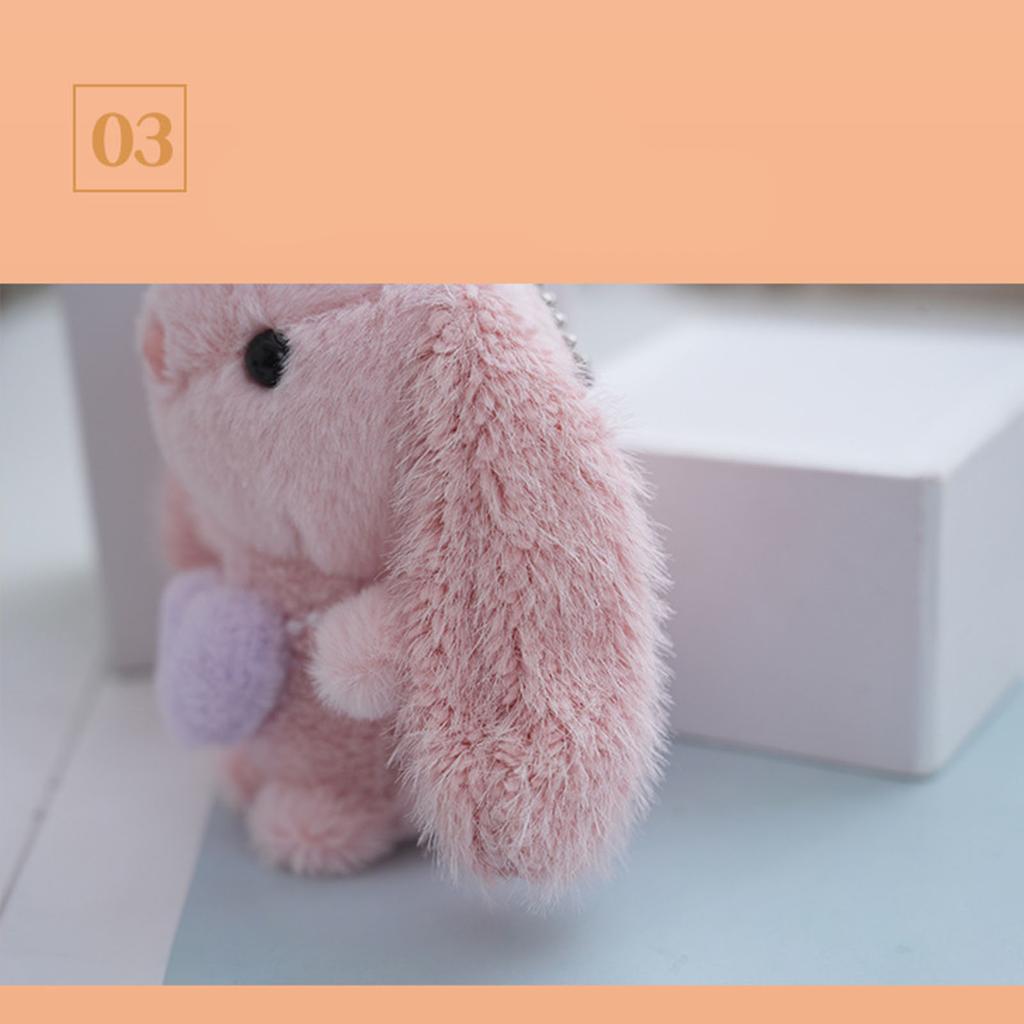 Long-eared Plush Toy, Cute Bunny Keychain/bag Charm, Small Gift, Bag Accessory, Doll.