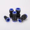 Straight Push-in Pneumatic Air Hose Connector (PU-6/8/10/12/14)
