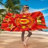 Manchester United Wappen Strandtuch, Schnelltrocknend, Pflegeleicht, Geeignet für Fitness und Strandurlaub, Sport-Essential