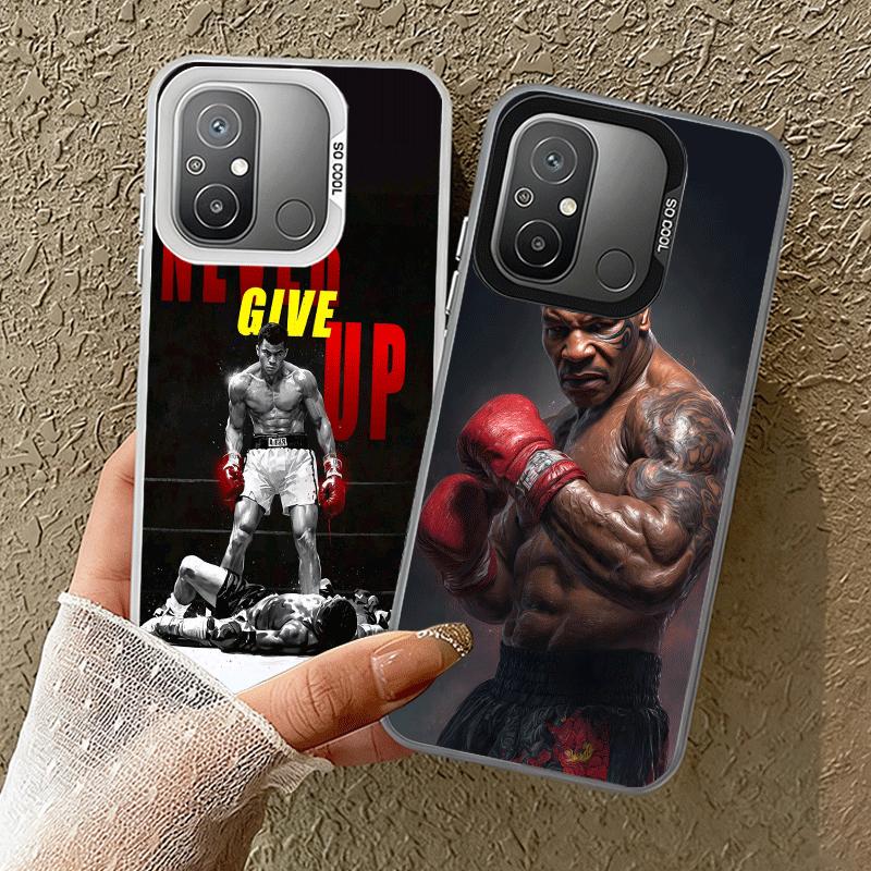 Mike Tyson Boxer Man Soft Phone Case for Xiaomi Redmi 15C 15 14C 13C 12C Poco X5 X6 X7 Pro X3 F8 F7 Ultra M8 13 12 Cover Back Sh