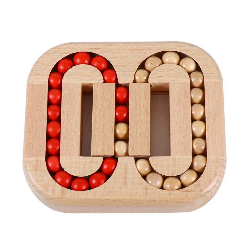 Rotating Magic Bean Fingertip Toy Wood Puzzles Brain Teaser Fidget Anxiety Stress Relief Toys Fun Gifts For Adults And Kids