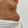 Soft Pottery Sea Star Waist Chain Acrylic Bohemian Body Chain Rice Beads Belly Chain  Festival