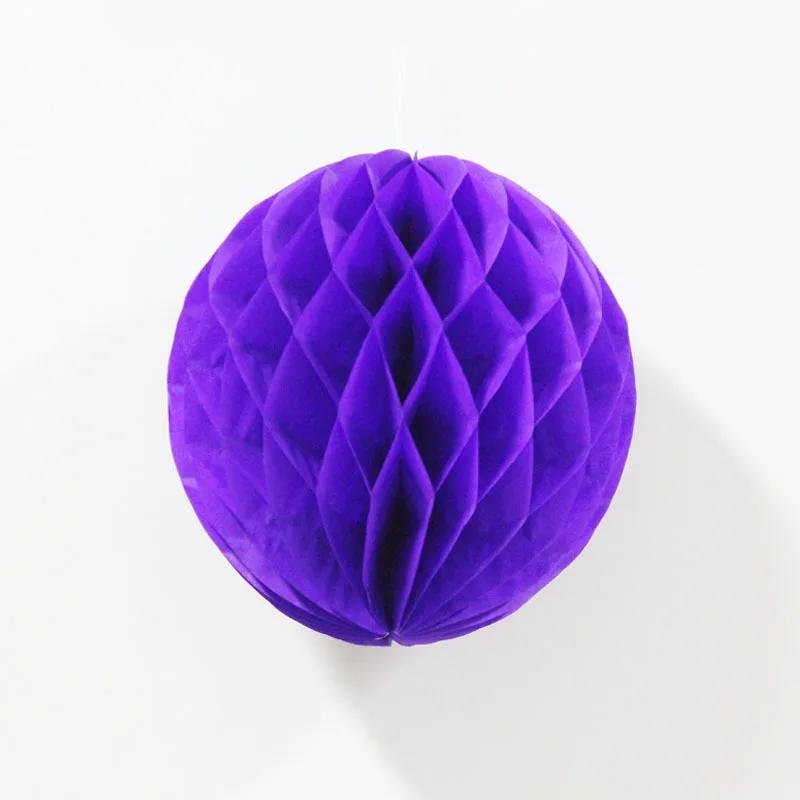 Multicolor 10inch Paper Honeycomb Tissue Flower Balls Lantern Birthday Party Wedding Baby Shower Decorations Christmas Supplies