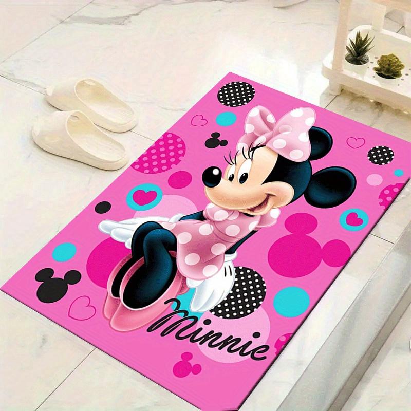 

1pc Minnie Pattern Area Rug Soft Flannel Floor Mat for Living Room,Office,Bedroom and Carpet 60cm by 90cm