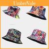 Cappello da Pescatore a Rete con Motivo a Nastri Vintage e Ampia Visiera per Protezione Solare Estiva all'Aperto