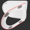 Universal Not Slip Toilet Seat Replacement Heavy Duty Quiet Slow Closing Designs Lid Case for Classical Toilet Models