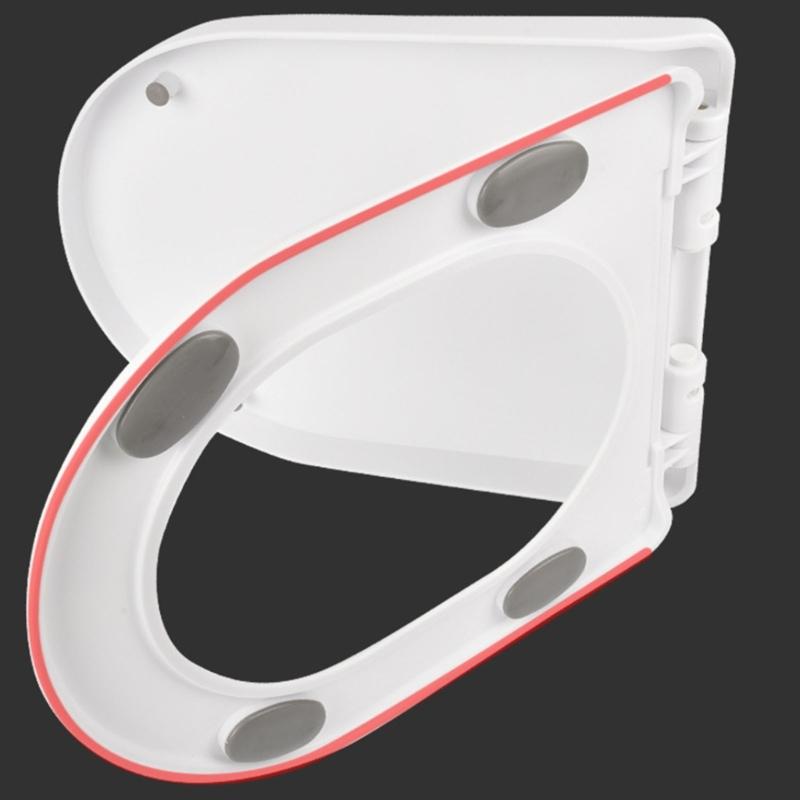 Universal Not Slip Toilet Seat Replacement Heavy Duty Quiet Slow Closing Designs Lid Case for Classical Toilet Models