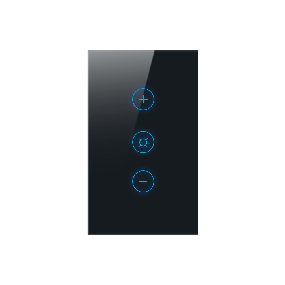 Chuyun Custom US Tuya Zigbee Touch Panel Remote Control Wall Switch Smart Dimmer Switch 120*72*32mm&Zigbee