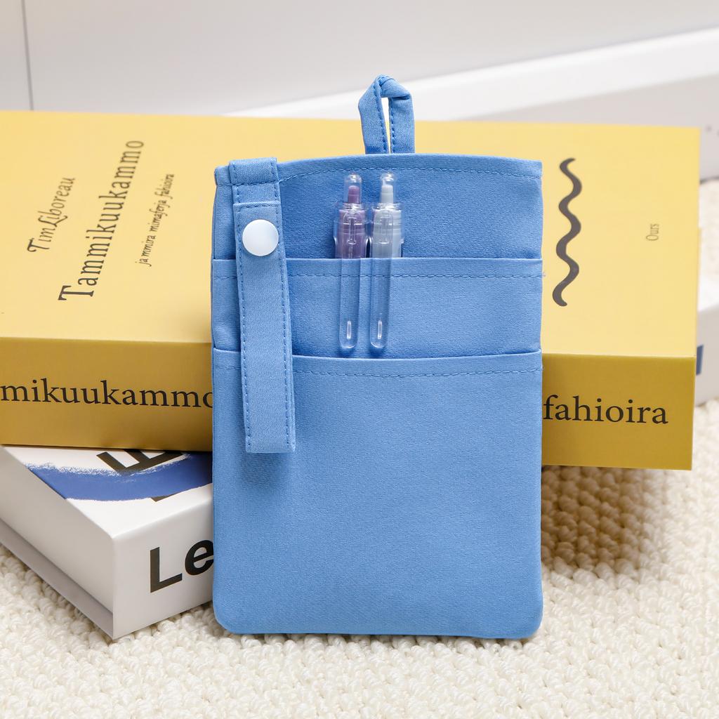 Solid Quick-dry Nurse Pocket Organizer Polyester Spandex Pouch Pen Holder Clip-on Utility Pocket for Pens P-TLSG-01