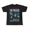 Das Prestige Vintage T-Shirt Herren Klassisches Film-Grafik-T-Shirt Lässiges Baumwoll-Kurzarm Streetwear