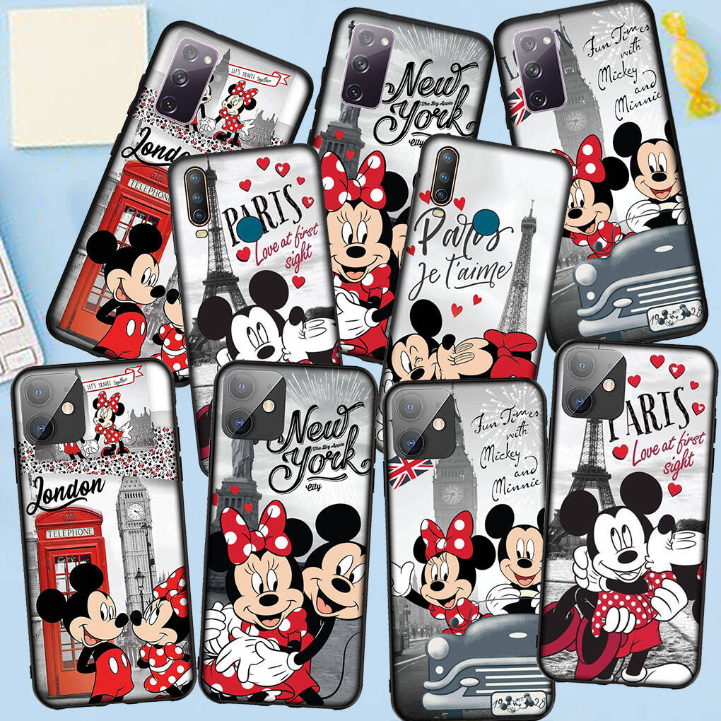 Phone Case for iPhone 17 16 15 Plus Huawei P30 P20 Lite Redmi Note 14 12 11 13 Pro Max OPPO A60 A80 A40 A18 A38 A54 Lovely Mickey Mouse Minnie Cover