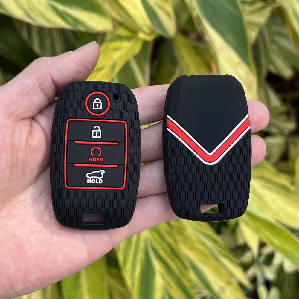 

Silicone Car Key Case Remote Cover for For Kia Rio 3 Sportage 3 4 Ceed Optima Sorento XM FL Cerato KX K2 K3 K4 K5 Soul Sorento