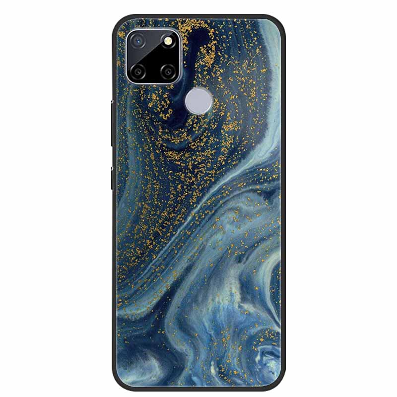 Für Realme C25 Hülle Marmor Silikon TPU Weiche Abdeckung Handyhülle Für OPPO Realme C25S C25 S Funda Stoßfest Coque RMX3191 Capa