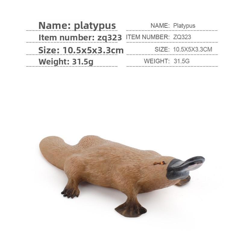 Anteater Platypus Animal Figures Set With Pvc Material For Educational Display And Collectors