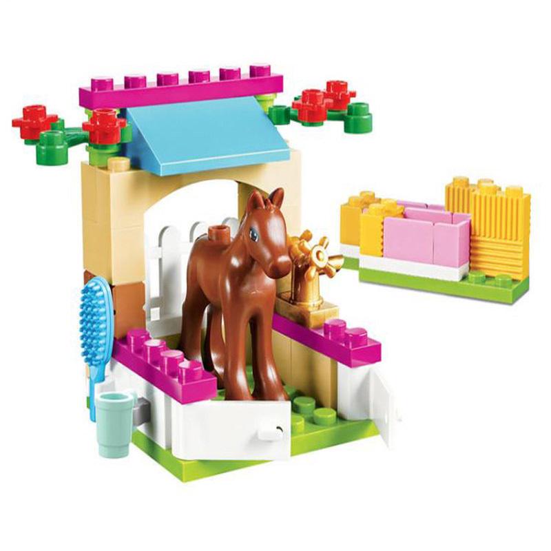 

Набор строительных блоков Friends 10533, 43 шт., конюшня, маленький жеребенок, лошадь