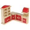Wooden Furniture Dollhouse Furniture Set Accessories 35 Pieces