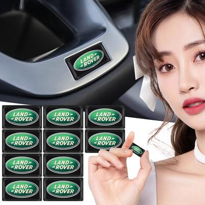 Car Styling 3D Epoxy Car Steering Wheel Dashboard Decoration Stickers for SVR Discovery Velar Defender Range Rover L322 L405
