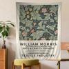 1 William Morris Floral Tapestry 2D Flat Print Vintage Home Decor Living Room Bedroom Tapestry Charming Stylish Elegant Artistic