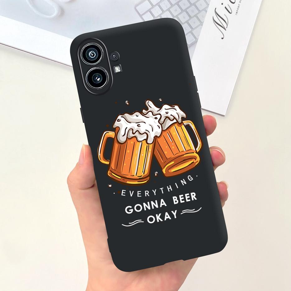 For Nothing Phone 1 Case A063 Cute Fashion Cartoon Cover 6.55'' Soft Silicone TPU Phone Case For Nothing Phone One Phone1 Fundas