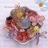 10 Stück Bunte Harz Cartoon Große Bienen Libellen Vögel Käfer Schmetterling Figur Flatback Scrapbooking Bastel DIY Zubehör Dekor