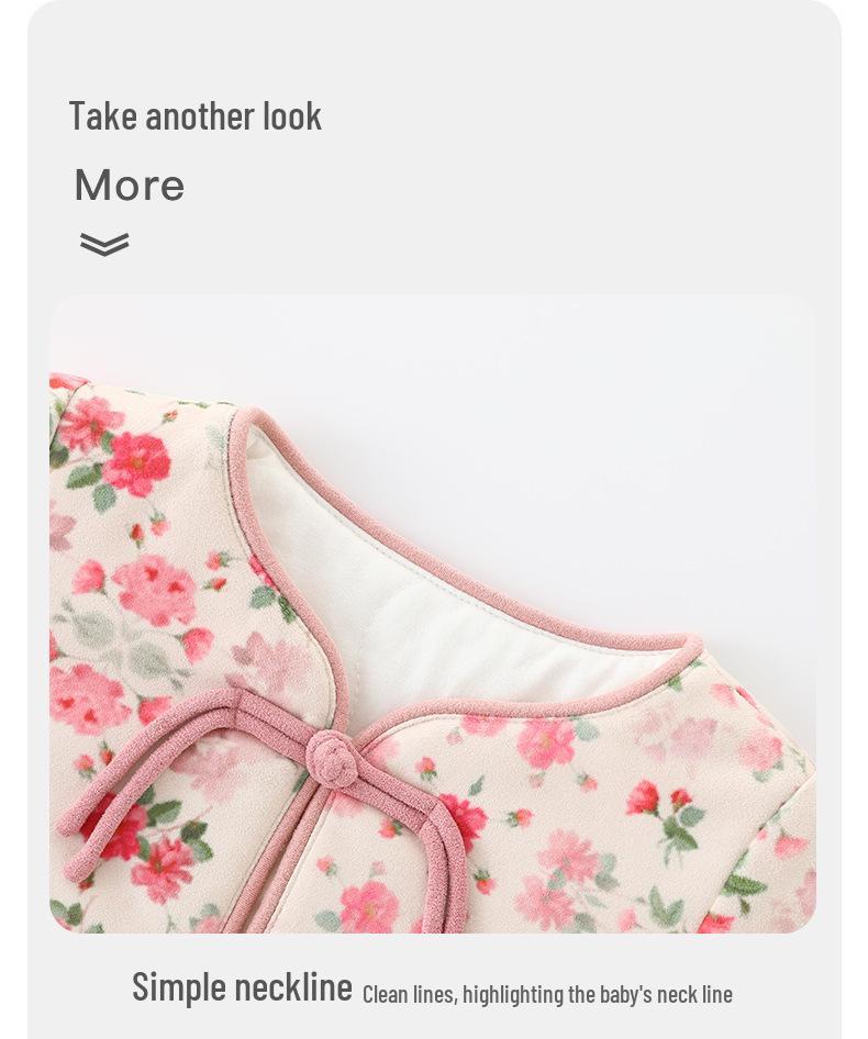 DUUDUU New Year Baby Girl Outfit 2025: Autumn/Winter Toddler Cotton Clothing