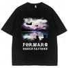 Forward Observations Group Grafik T-Shirt Herren Damen Trendy Hip Hop Kurzarm Punk Gothic Oversize T-Shirts Streetwear Männlich