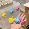 Colorful Screw Hook Ins Style Self adhesive Rack Cute Cartoon Sticky Hook for Wall Door Non Punching Hooks for Storage Organizer