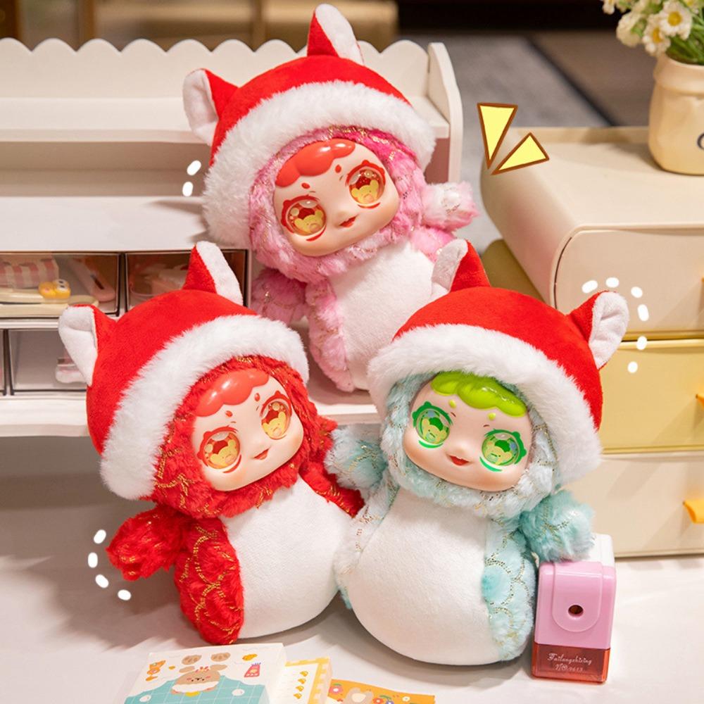

PP Cotton Snake Year Plush Toy Chinese Style Lucky Snake Plush Doll Children червоний