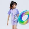 Kids' One-Piece Swimsuit with Swim Cap - Sun Protection for Beach & Hot Springs