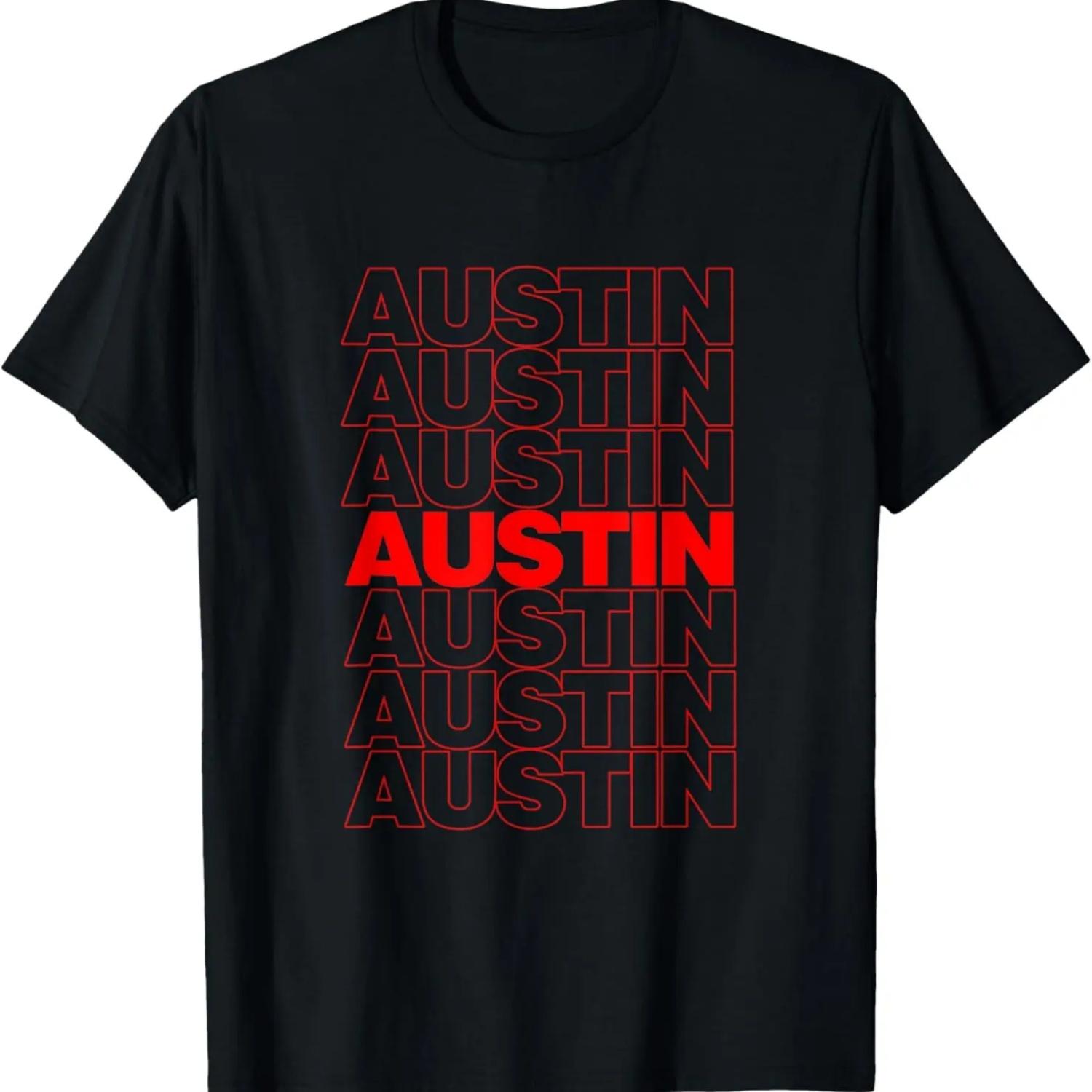 

Austin Texas Thank you Bag Retro Style Nostalgic Pride T-Shirt S чёрный
