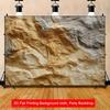 2D Planar Design, 2D Planar Printing Integrated Banner with Sandstone Texture