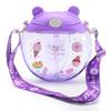 Kinderwasserflasche tragbare Wasserflasche mit Strohhalm Sommer Cartoon niedliche Plastiktasse